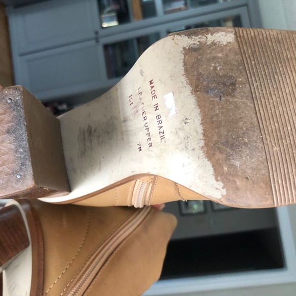 Vintage 70's Mid-Calf Leather Boots - Picture 3 of 6